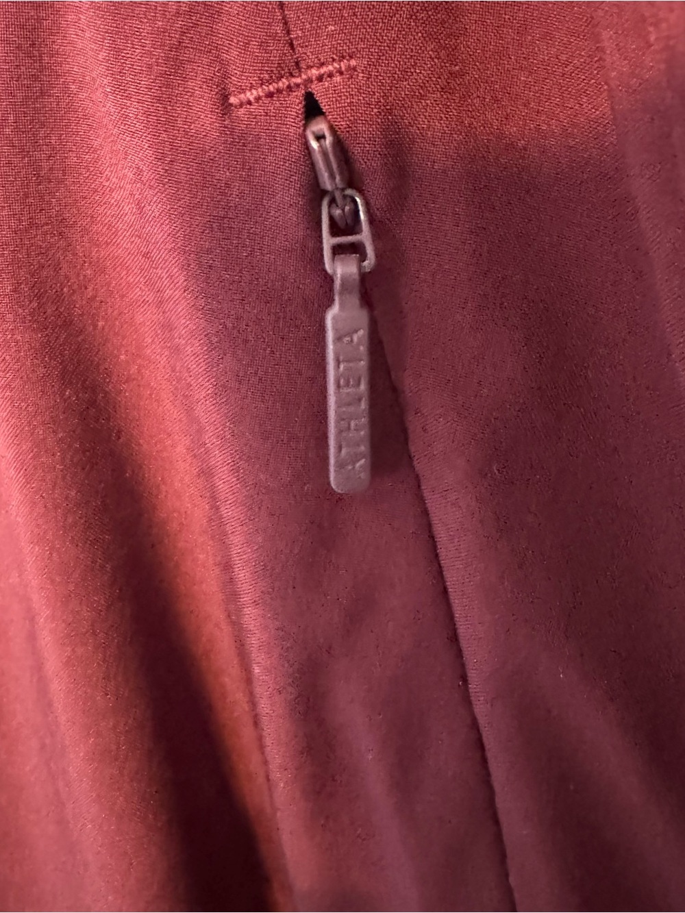 Athleta Maroon dark garnet red soho Active skirt Skort with Built-In Shorts - Picture 6 of 8